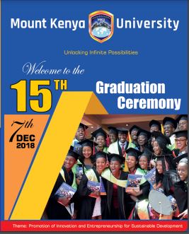 15th Graduation Booklet