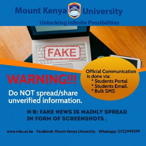 Fake news? Verify news from your student portal
