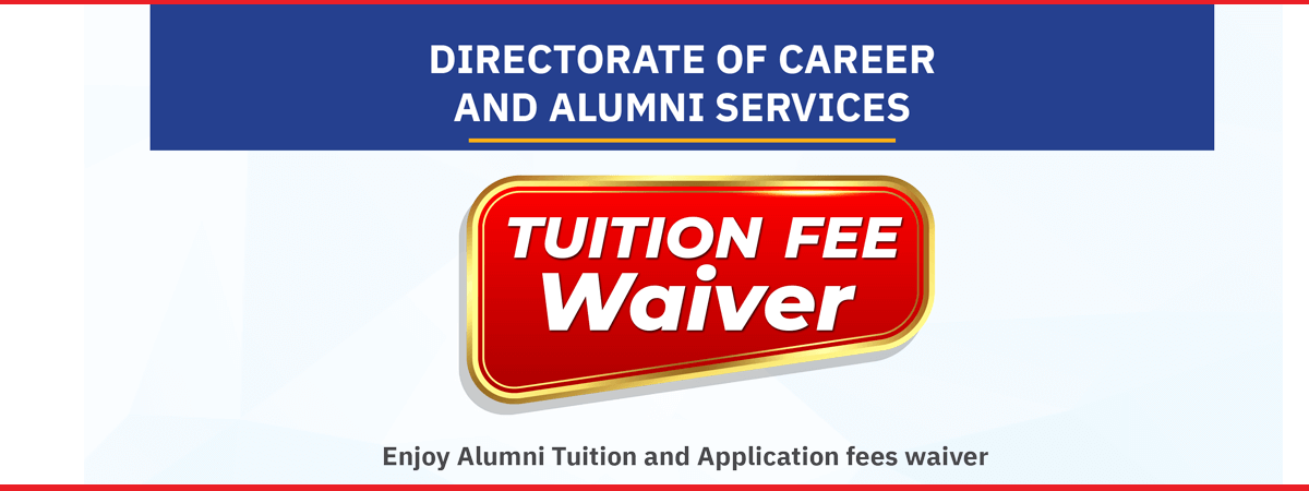 Enjoy Alumni Tuition and Application fees waiver