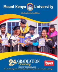 24th graduation Booklet - Mount Kenya University