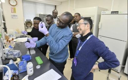 To eradicate malaria, Kenyan research group visits Ehime Prefecture for joint research with Ehime University