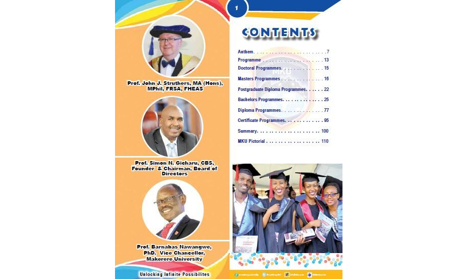 14th graduation booklet