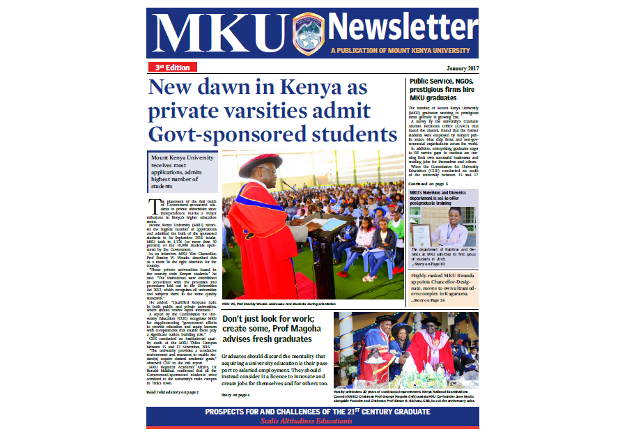 MKU Newsletter January 2017